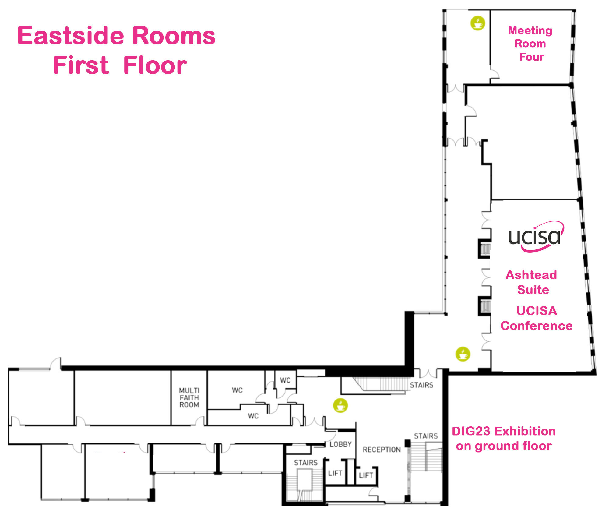 floor plan Eastside Rooms
