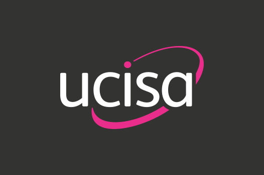 ucisa logo on grey background