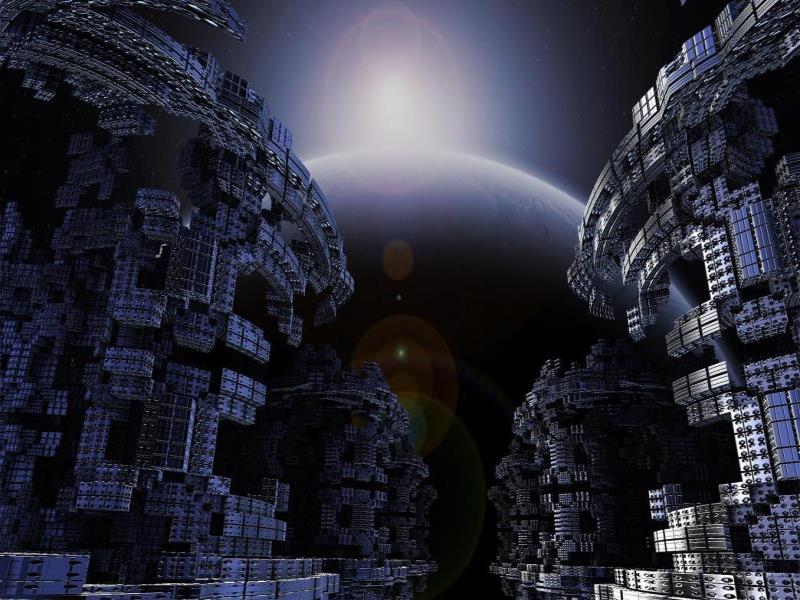 ldark lego like building