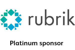 platinum sponsor rubrik logo