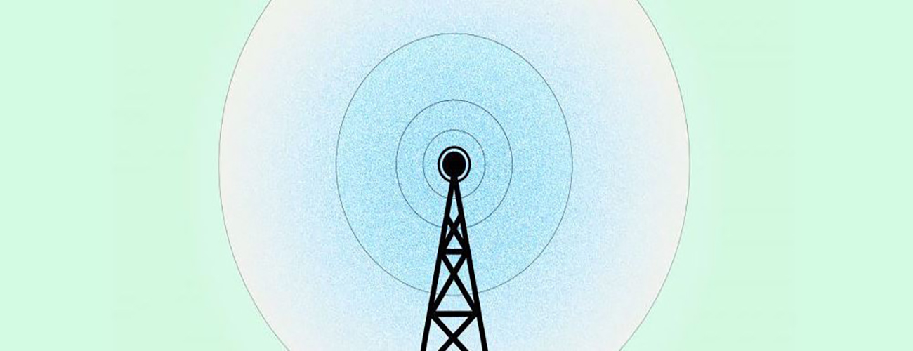 cartoon of a signal mast