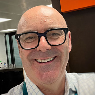 person smiling at the camera